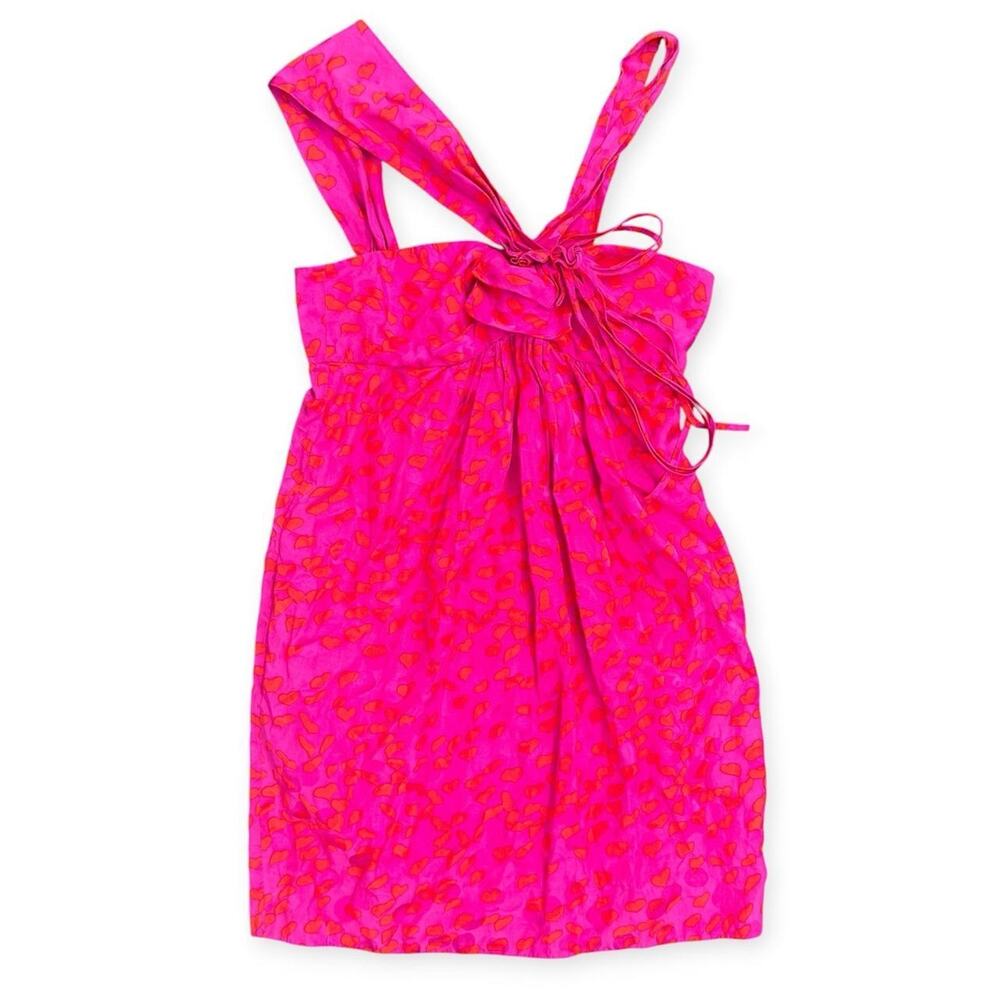 MARC By Marc Jacobs Babydoll Dress Size 2 Silk & Cotton Y2K Heart Romance